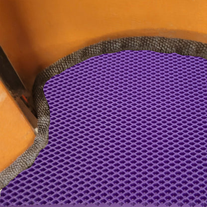 EVA Drive Schutzmatte für Babboe Curve - Lila mit schwarzer Einfassung