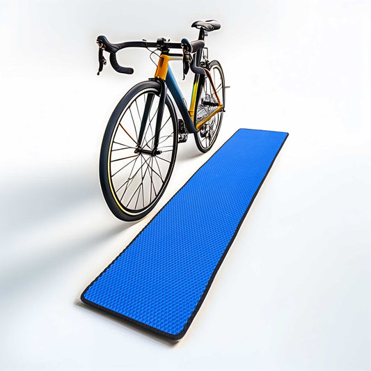 EVA Drive Fahrrad Unterlegmatte – Wasserdichte Fahrradmatte für Wohnung, Garage, Keller | Bodenmatte für Fahrradschutz gegen Schmutz & Nässe