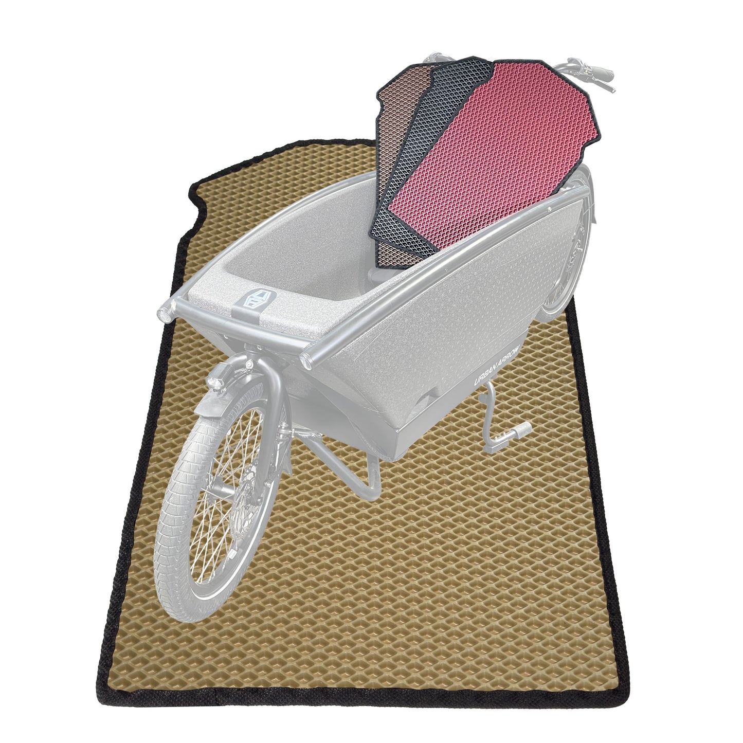 EVA Drive Schutzmatte für Urban Arrow Family mit 1 Sitzbank - passgenaue Bodenmatte