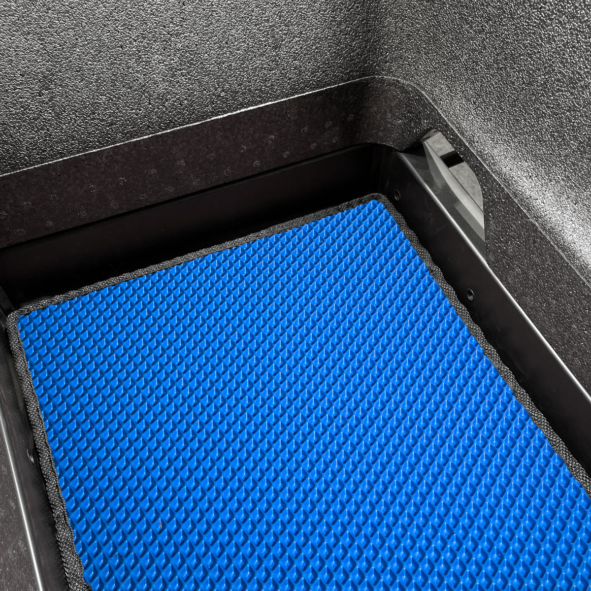EVA Drive Schutzmatte für Urban Arrow Family mit 1 Sitzbank - Blau mit schwarzer Einfassung