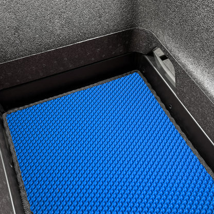 EVA Drive Schutzmatte für Urban Arrow Family mit 1 Sitzbank - Blau mit schwarzer Einfassung