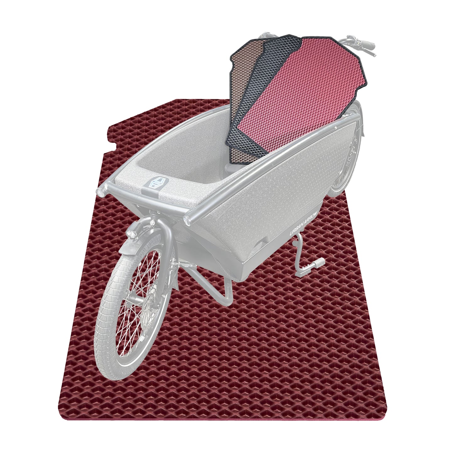 EVA Drive Schutzmatte für Urban Arrow Family mit 1 Sitzbank - passgenaue Bodenmatte