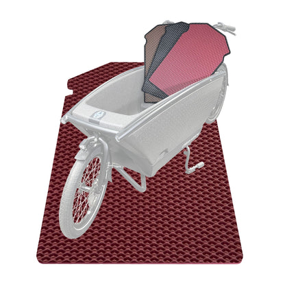 EVA Drive Schutzmatte für Urban Arrow Family mit 2 Sitzbänken - passgenaue Bodenmatte
