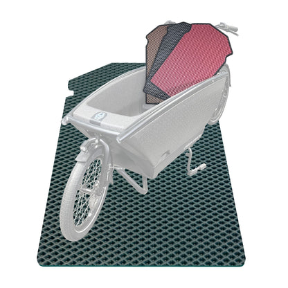 EVA Drive Schutzmatte für Urban Arrow Family mit 2 Sitzbänken - passgenaue Bodenmatte
