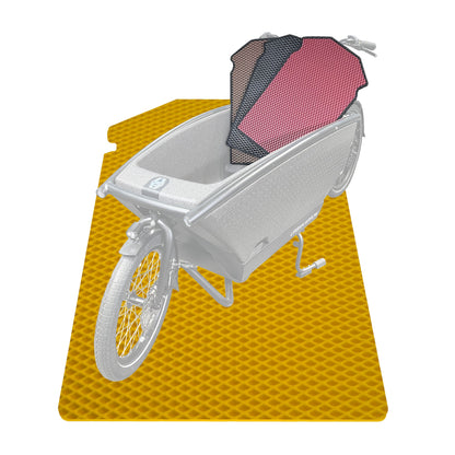 EVA Drive Schutzmatte für Urban Arrow Family mit 2 Sitzbänken - passgenaue Bodenmatte
