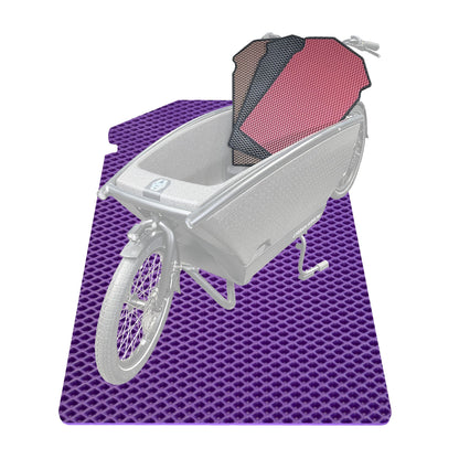 EVA Drive Schutzmatte für Urban Arrow Family mit 2 Sitzbänken - passgenaue Bodenmatte