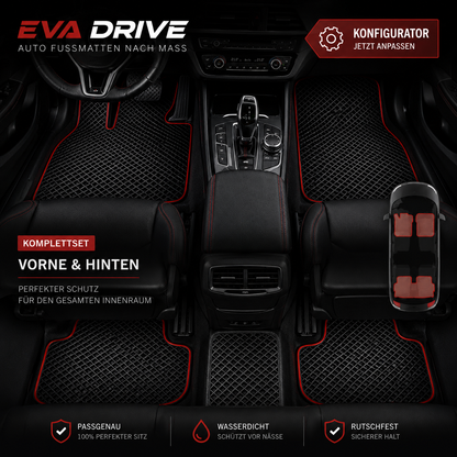 Автоковрики под заказ - комплект в салон EVA Drive