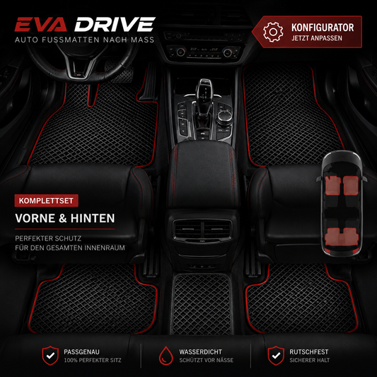 Made-to-measure car floor mats - complete set EVA Drive