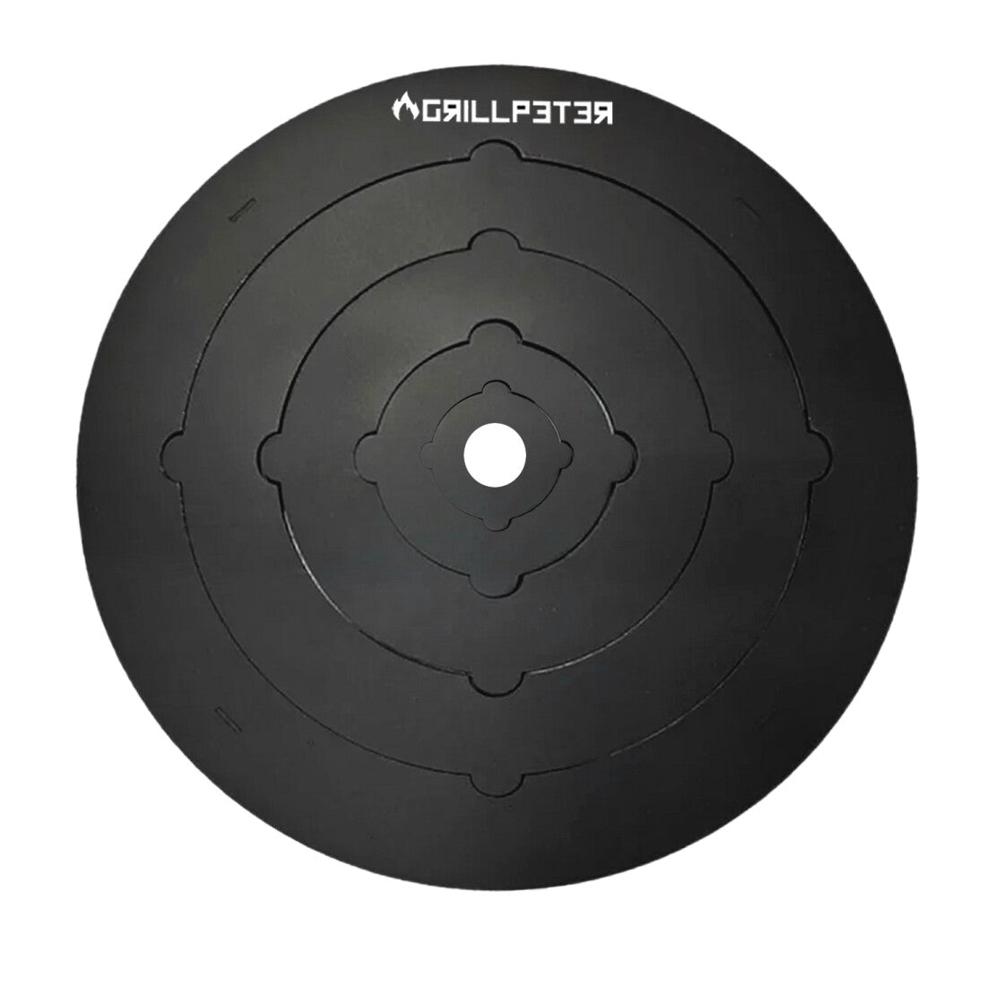 Adapterplatte für Utschak Ø45 cm aus 4mm Stahl - Feuerplatte Kochplatte für Kazan Feueröfen