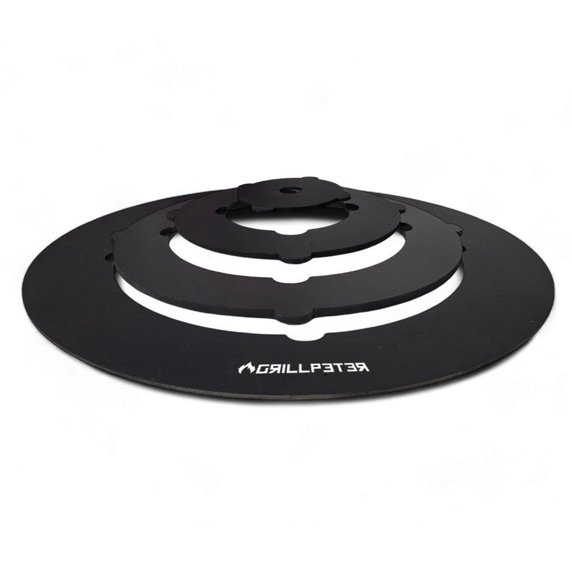 Adapterplatte für Utschak Ø40 cm aus 4mm Stahl - Feuerplatte Kochplatte für Kazan Feueröfen