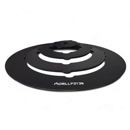 Adapterplatte für Utschak Ø40 cm aus 4mm Stahl - Feuerplatte Kochplatte für Kazan Feueröfen