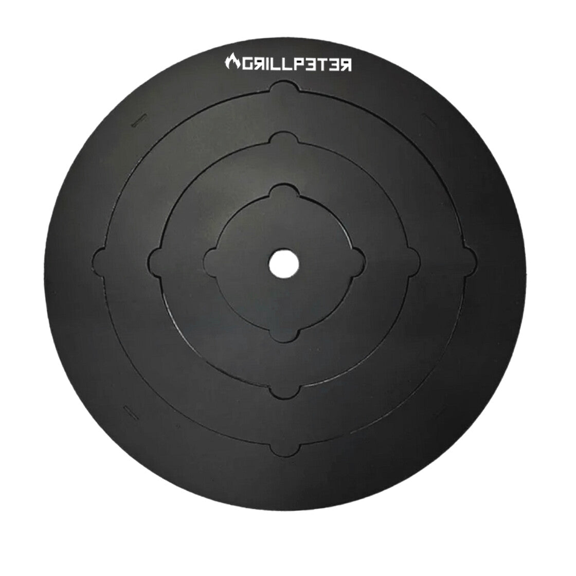 Adapterplatte für Utschak Ø40 cm aus 4mm Stahl - Feuerplatte Kochplatte für Kazan Feueröfen
