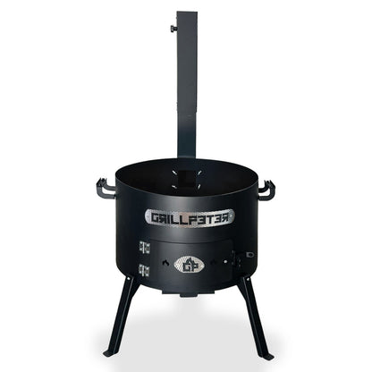 Adapterplatte für Utschak Ø50 cm aus 4mm Stahl - Feuerplatte Kochplatte für Kazan Feueröfen
