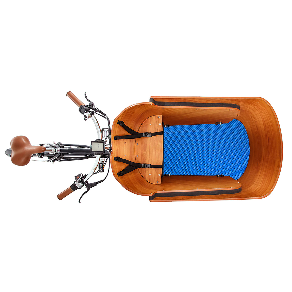 EVA Drive Schutzmatte für Babboe Carve - Blau mit schwarzer Einfassung
