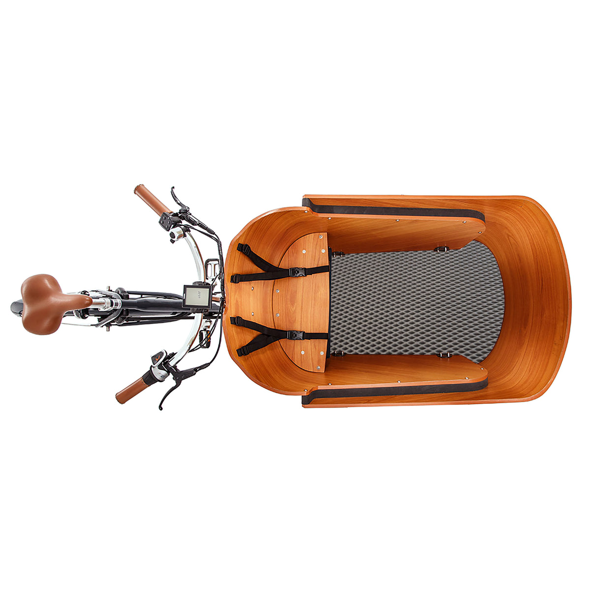 EVA Drive Schutzmatte für Babboe Carve - Grau mit schwarzer Einfassung