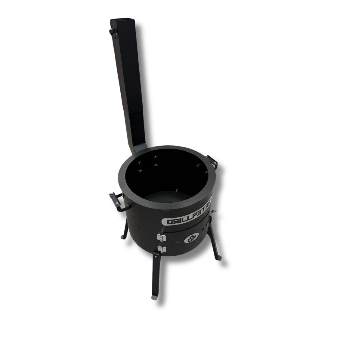 Utschak Asamat Ø45 cm Feuerofen für Kazan mit Rauchrohrabzug - Uchag aus Stahl für 8-22 Liter, ohne Kazan