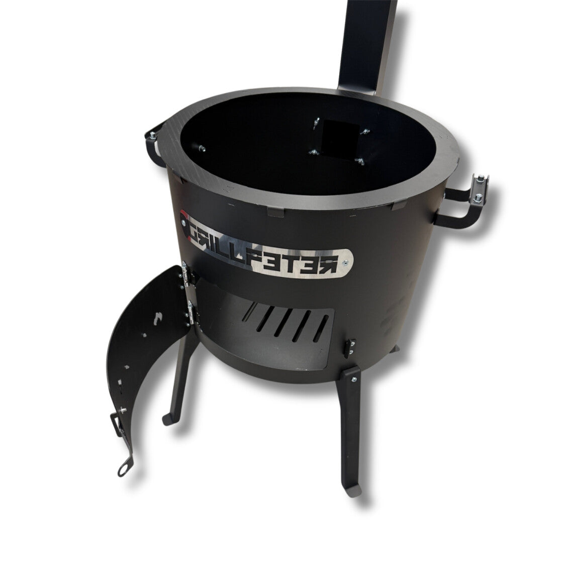 Utschak Asamat Ø45 cm Feuerofen für Kazan mit Rauchrohrabzug - Uchag aus Stahl für 8-22 Liter, ohne Kazan